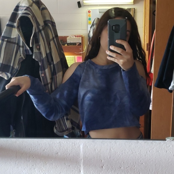 Tie dye cropped long sleeve - Picture 3 of 3